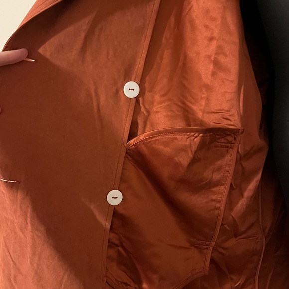 NWT Rust Lightweight Entro Shacket Size L - Picture 11 of 12